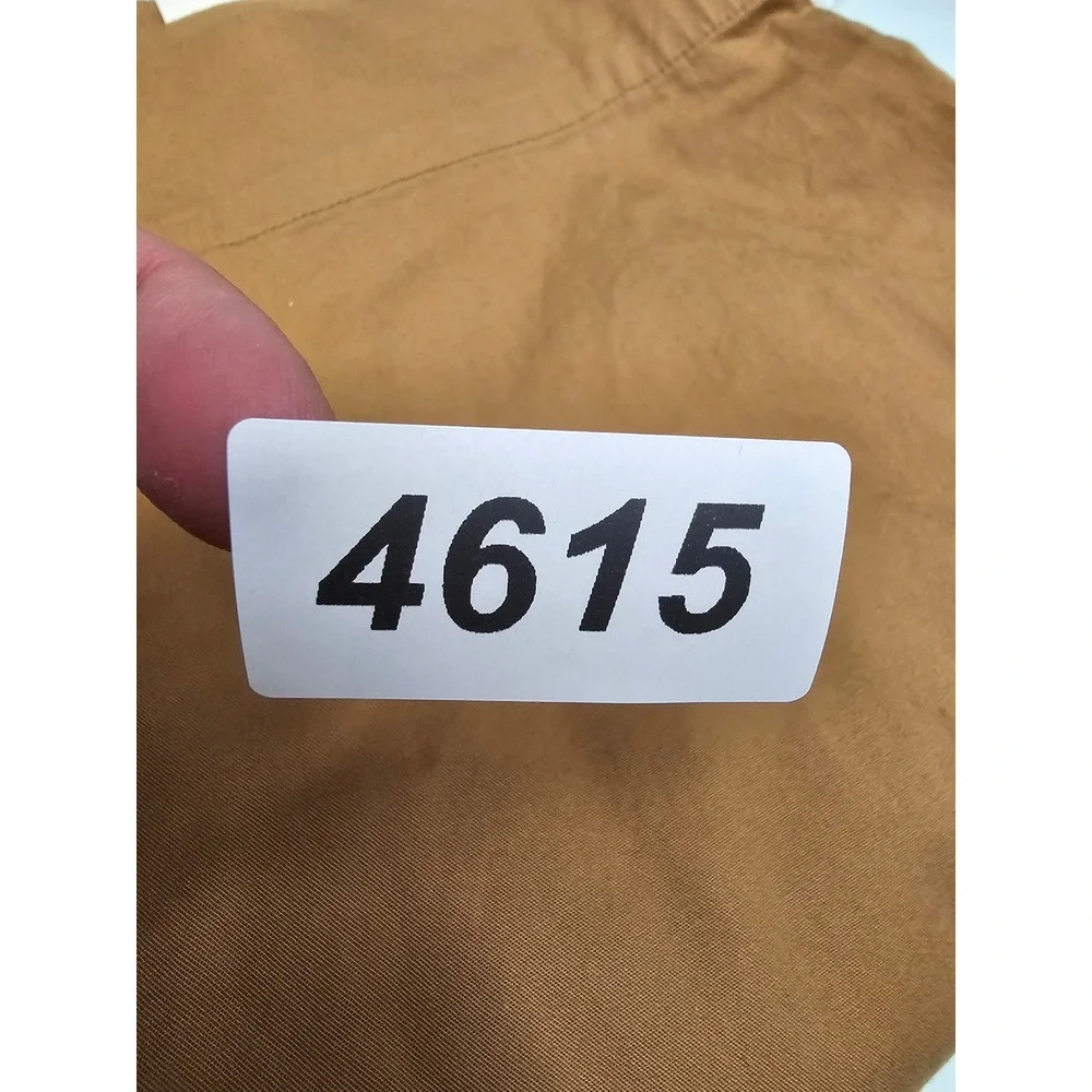 A New Day Womens Wide Leg Cargo Pants Brown Cotton Blend Casual Size 4
